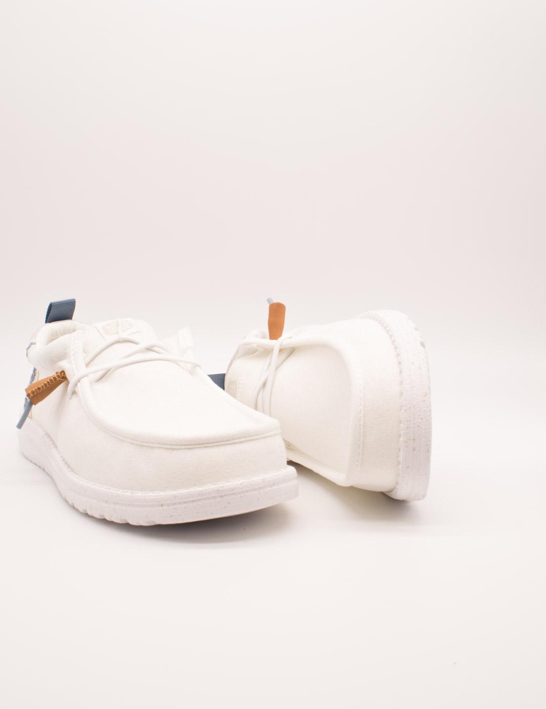 Zapato Hey Dude HD43086-1SO Wally White de Hombre