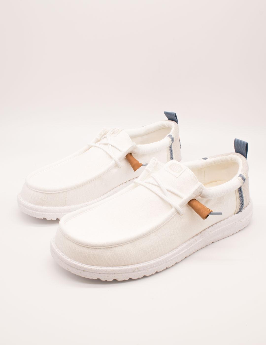 Zapato Hey Dude HD43086-1SO Wally White de Hombre
