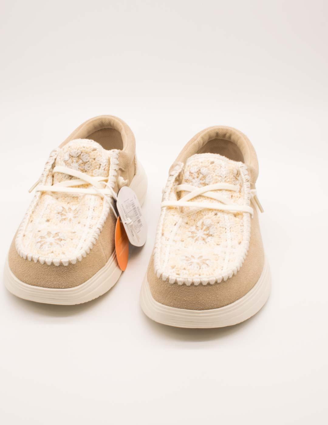 Zapato Hey Dude HD43108-0MD Wendy Irish Cream de Mujer