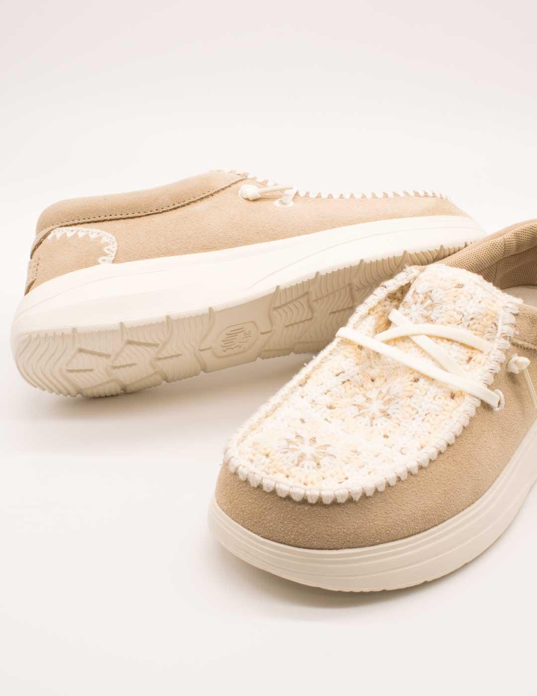 Zapato Hey Dude HD43108-0MD Wendy Irish Cream de Mujer