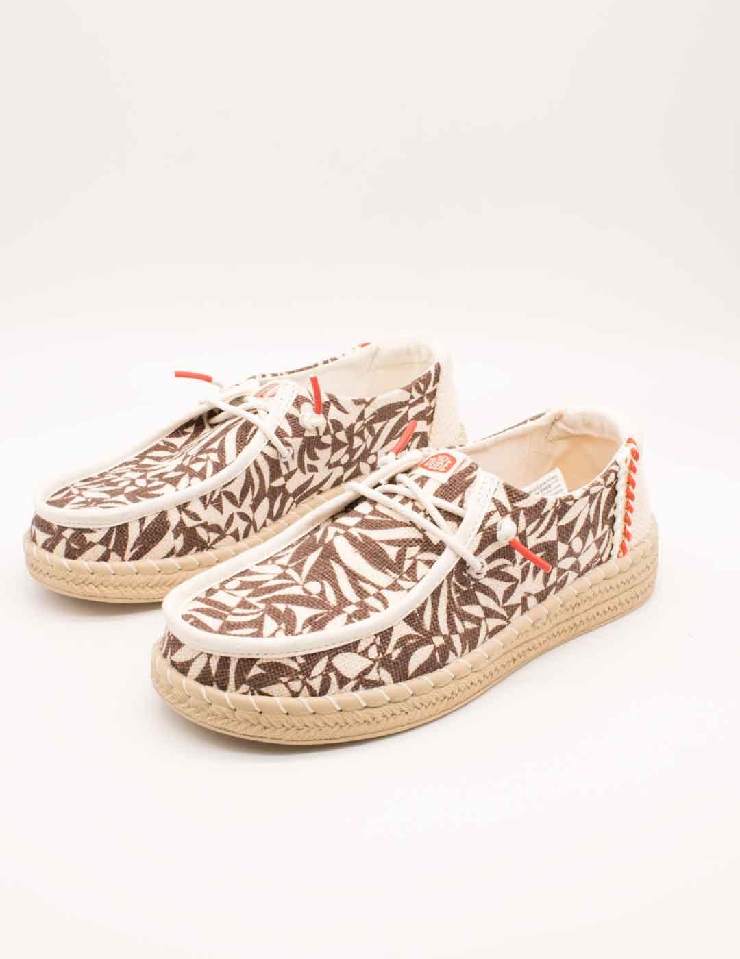 Zapato Hey Dude HD43179-2IA Wendy Downtown Brown de Mujer