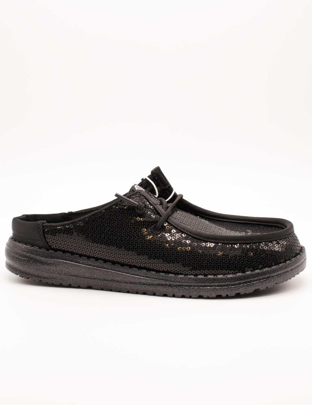 Zapato Hey Dude HD43615-001 Wendy Black de Mujer