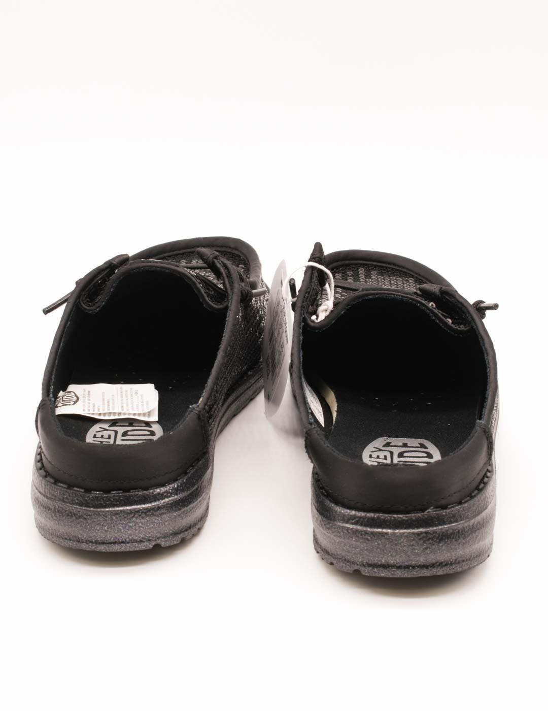 Zapato Hey Dude HD43615-001 Wendy Black de Mujer
