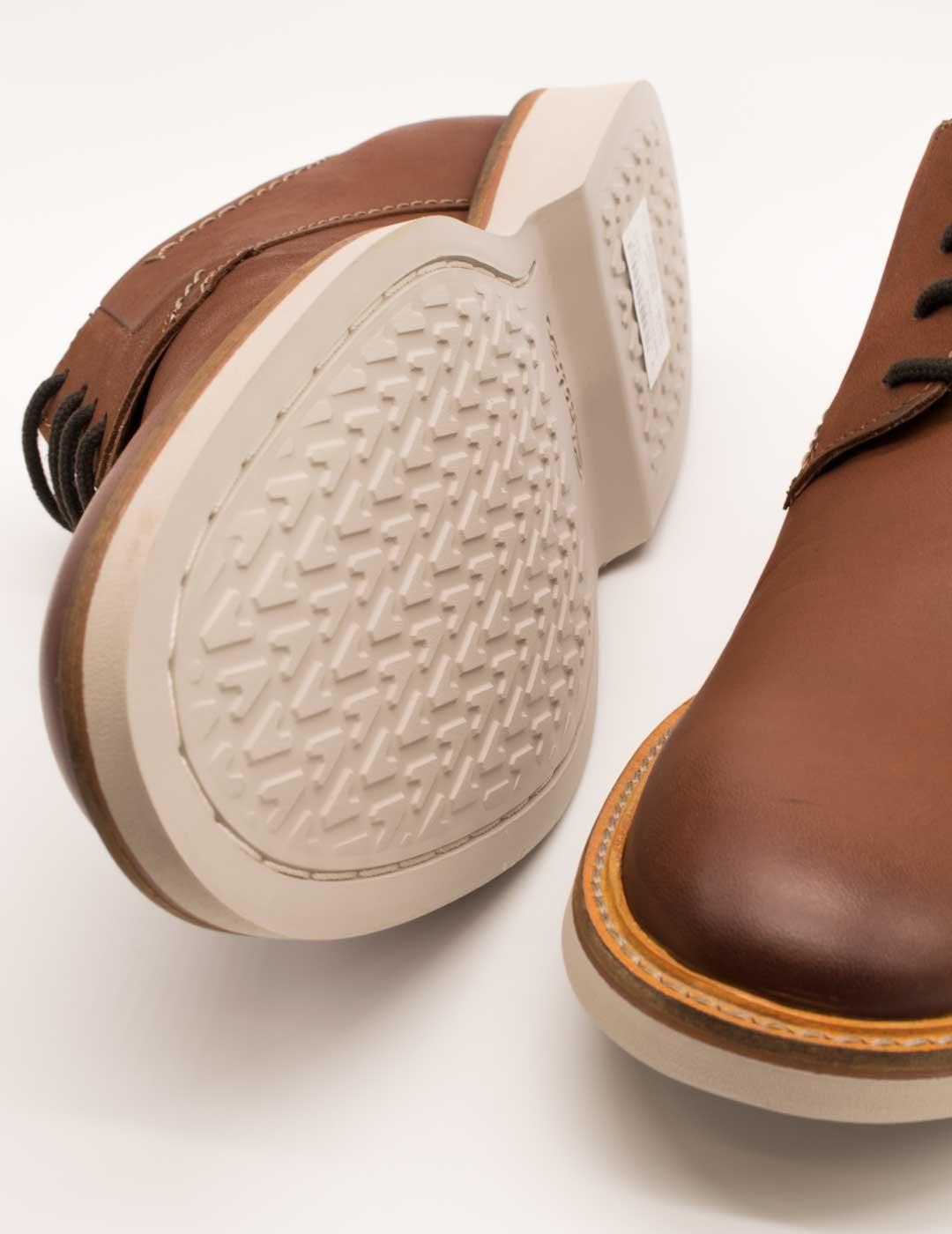 Zapato Clarks 26172070 Atticus LTLace Dark Tan de Hombre