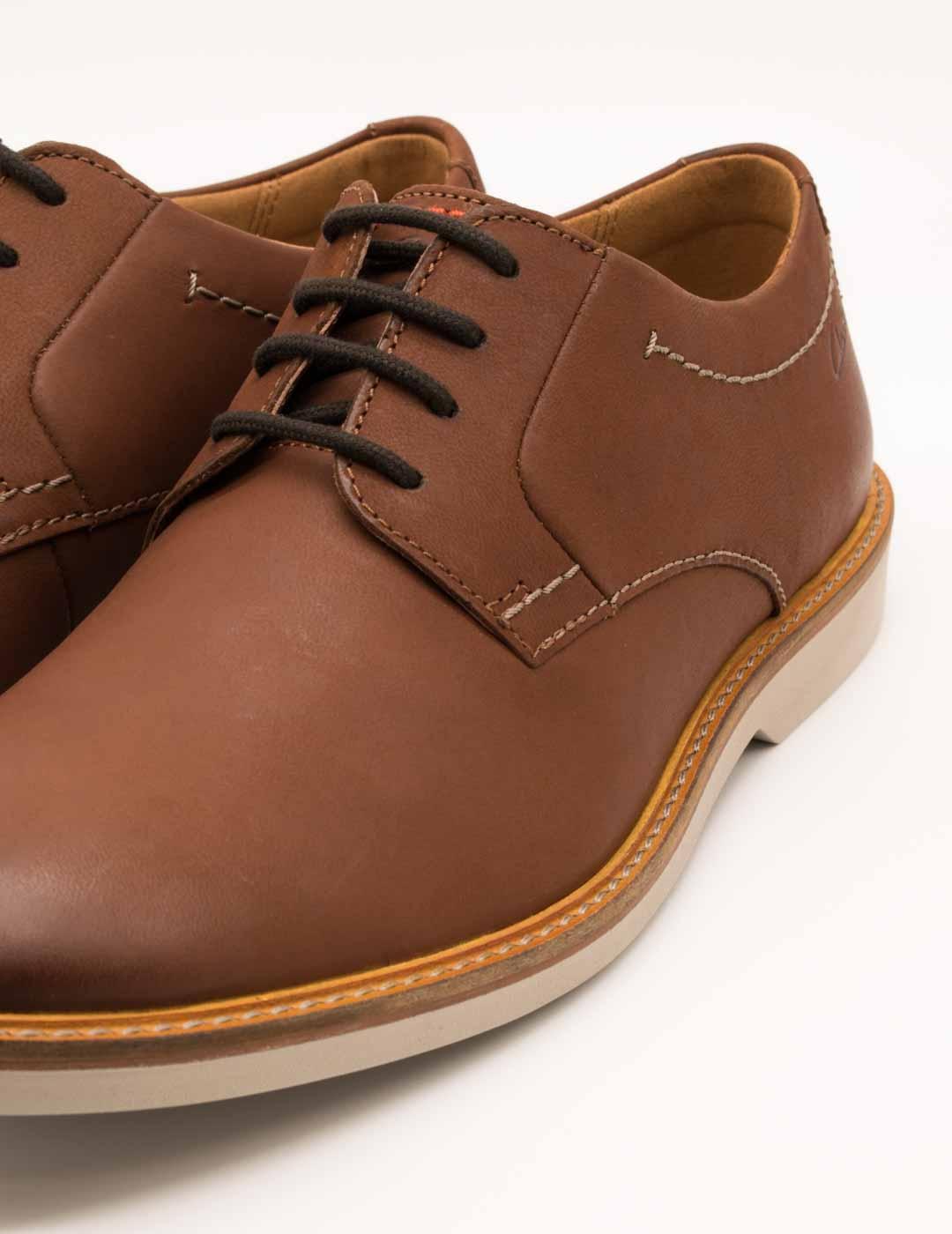 Zapato Clarks 26172070 Atticus LTLace Dark Tan de Hombre