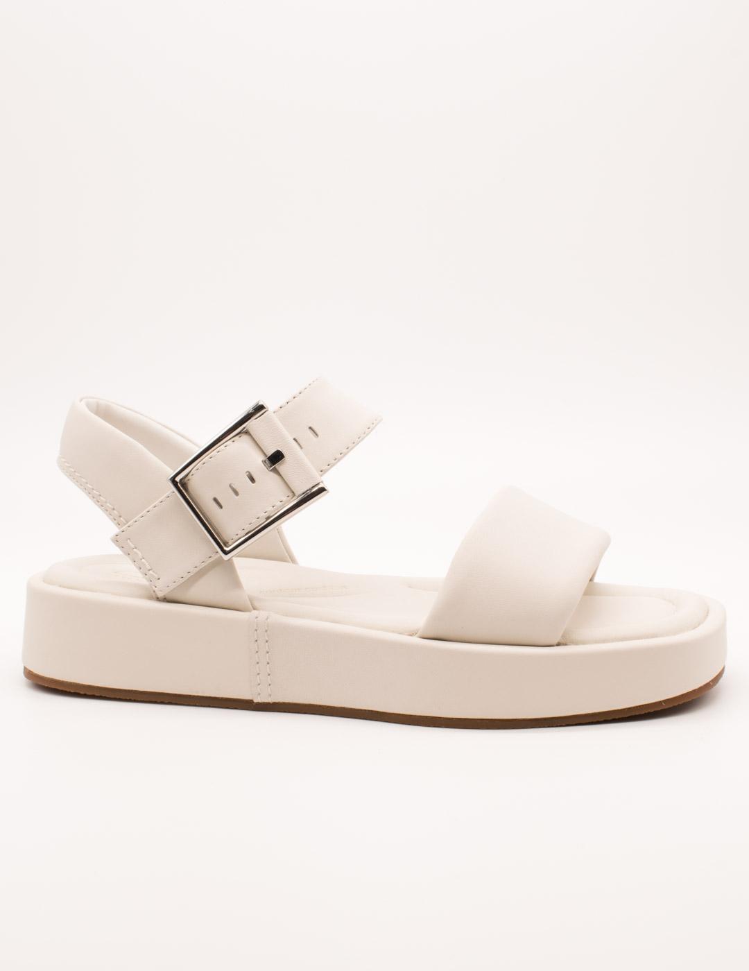 Sandalia Clarks 26176258 Alda Strap Off White de Mujer