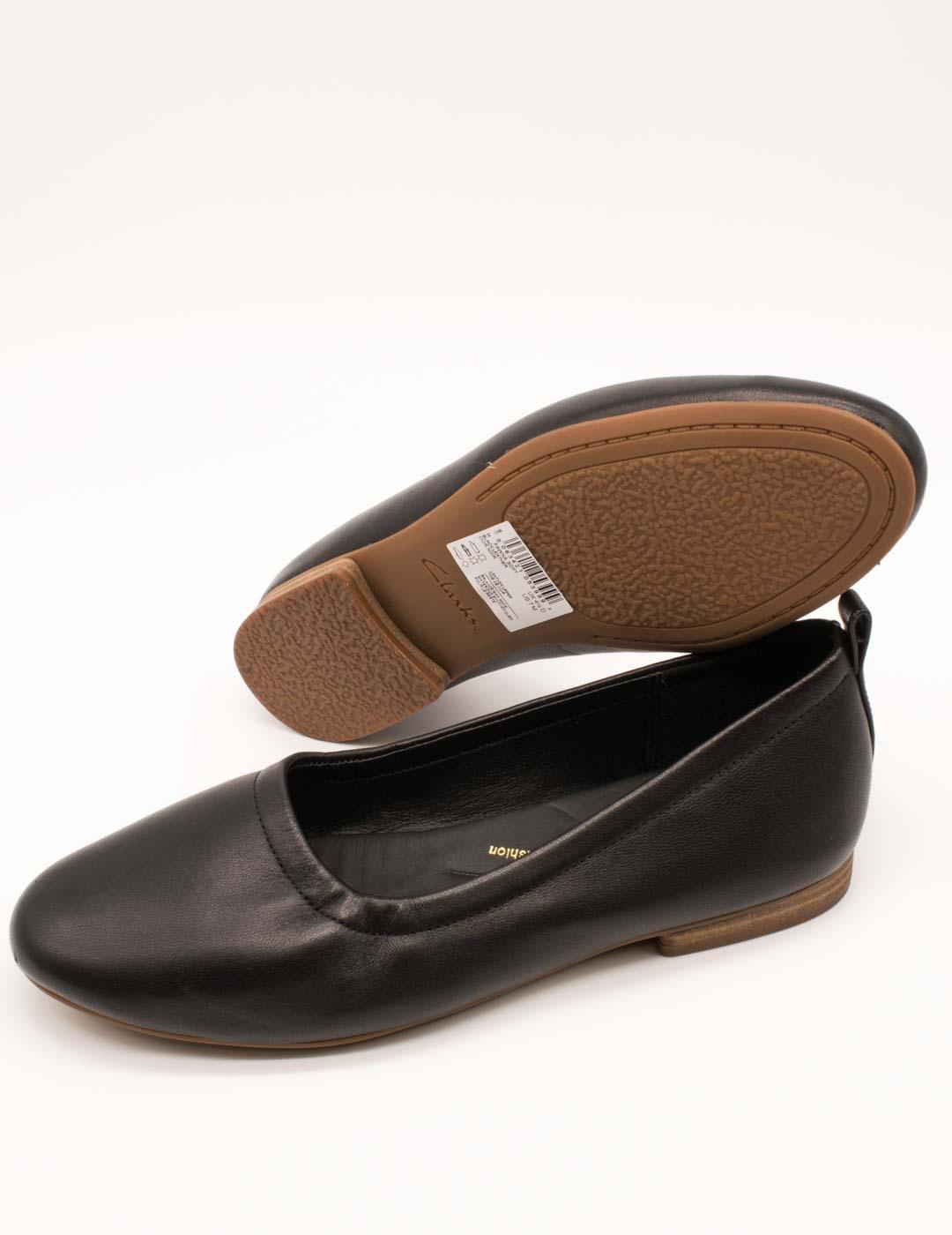 Bailarina Clarks 26181224 Fawna Soft Black de Mujer