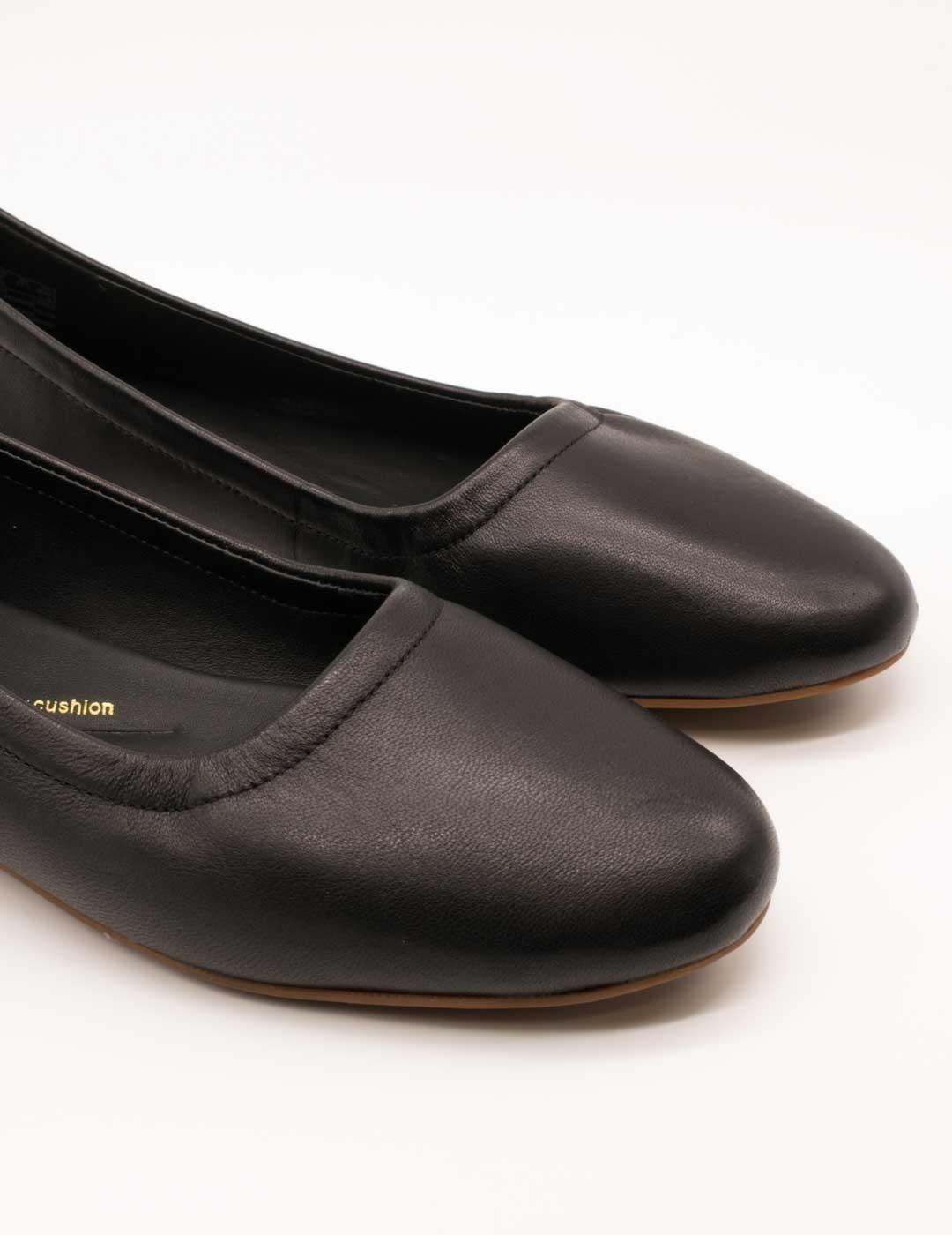 Bailarina Clarks 26181224 Fawna Soft Black de Mujer