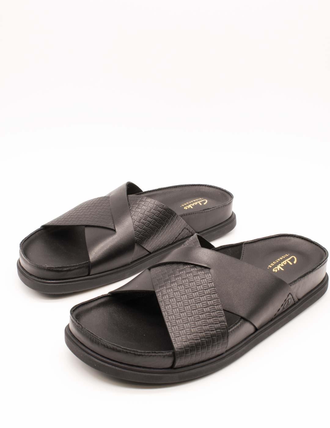 Sandalia Clarks 26181382 Torford Cross Black de Hombre