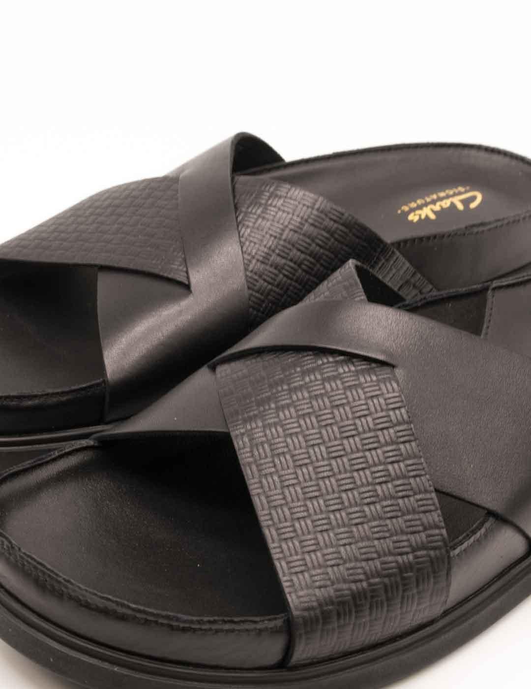 Sandalia Clarks 26181382 Torford Cross Black de Hombre