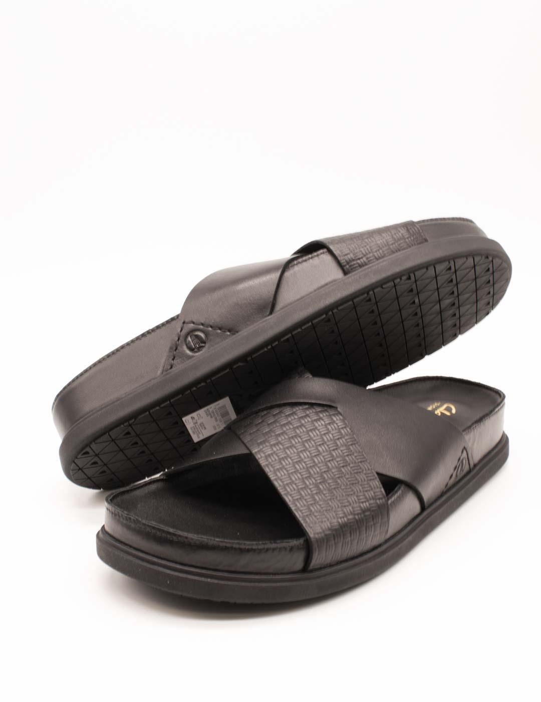 Sandalia Clarks 26181382 Torford Cross Black de Hombre