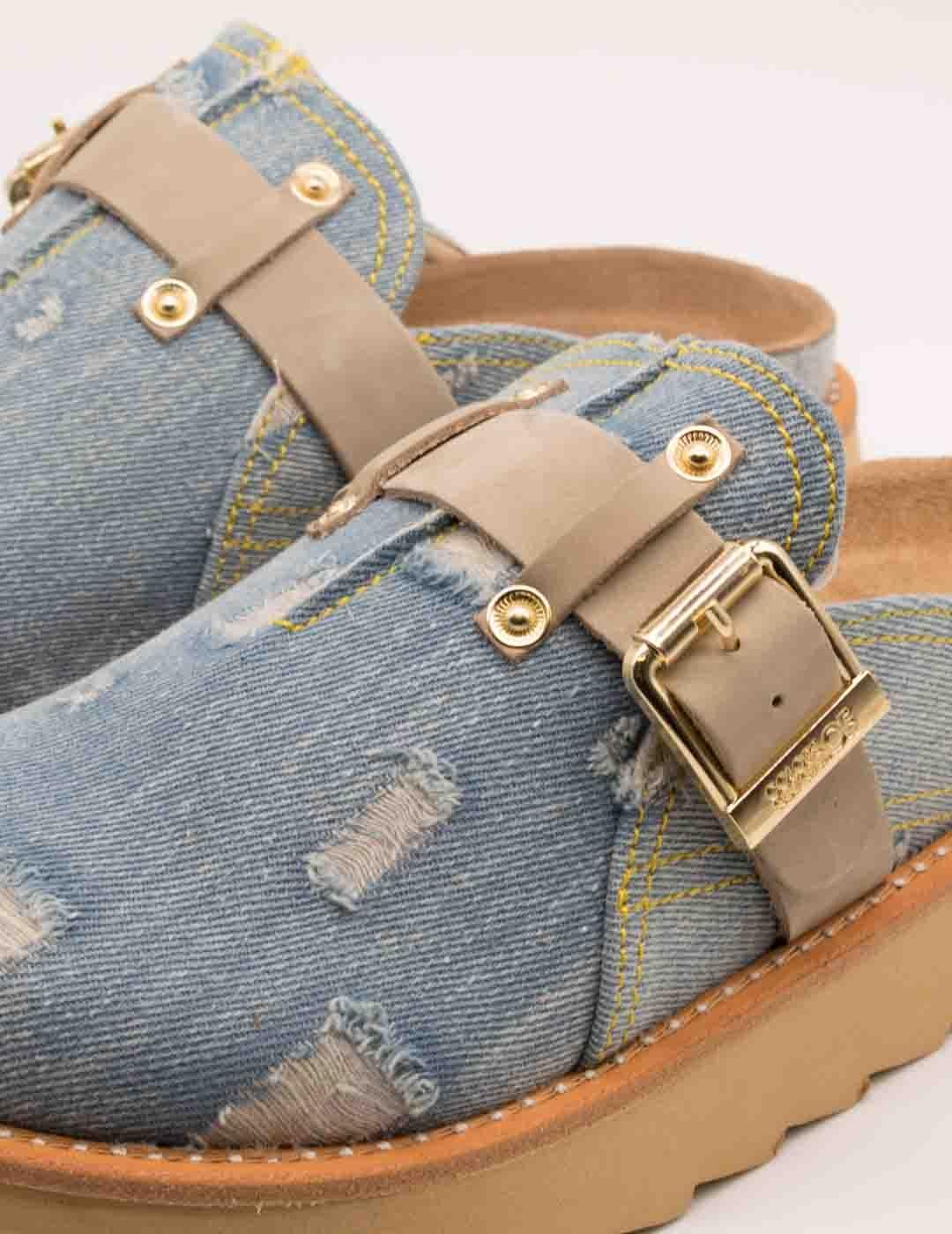 Mule Colors Of California HC-STORMY59-WHI de Mujer