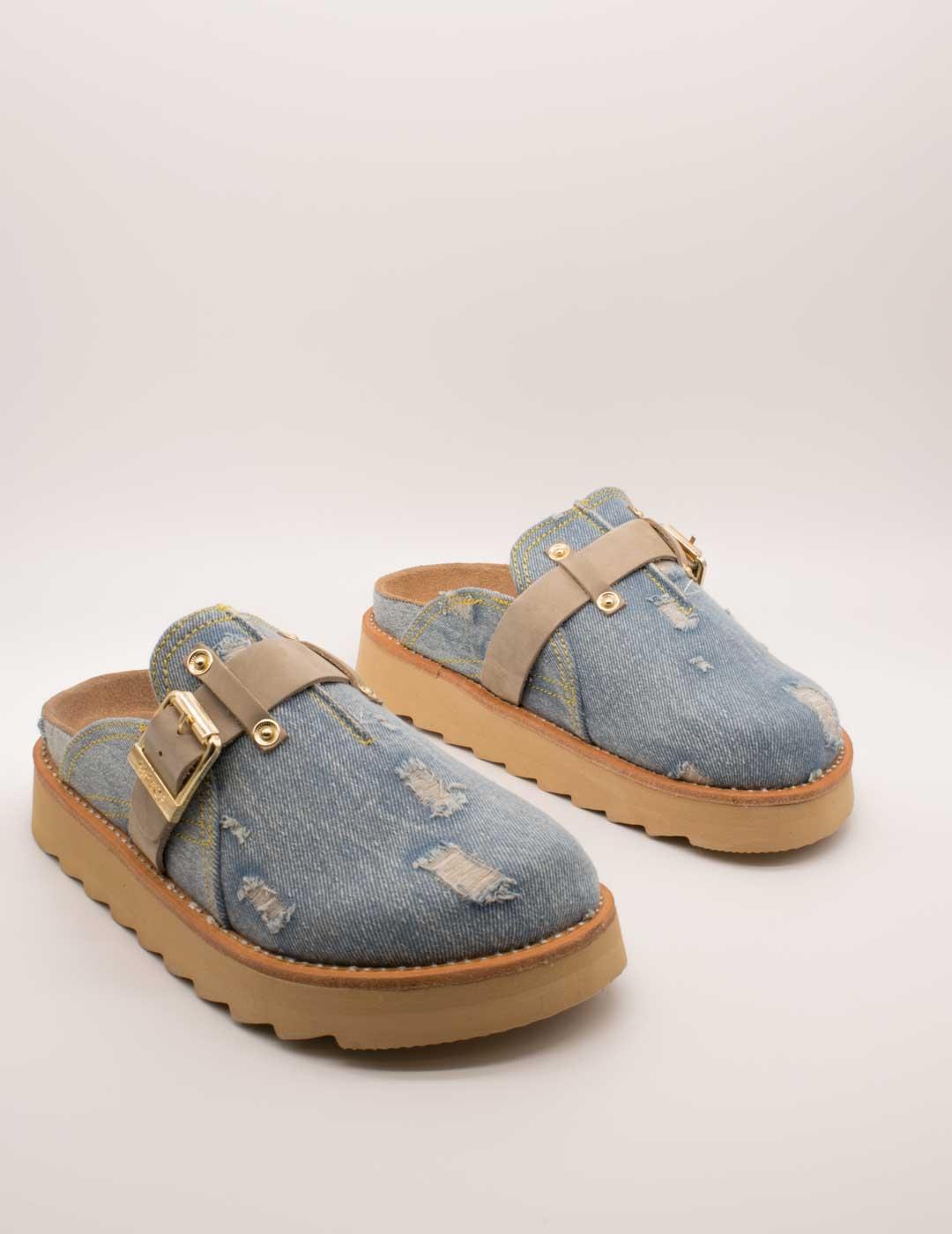 Mule Colors Of California HC-STORMY59-WHI de Mujer