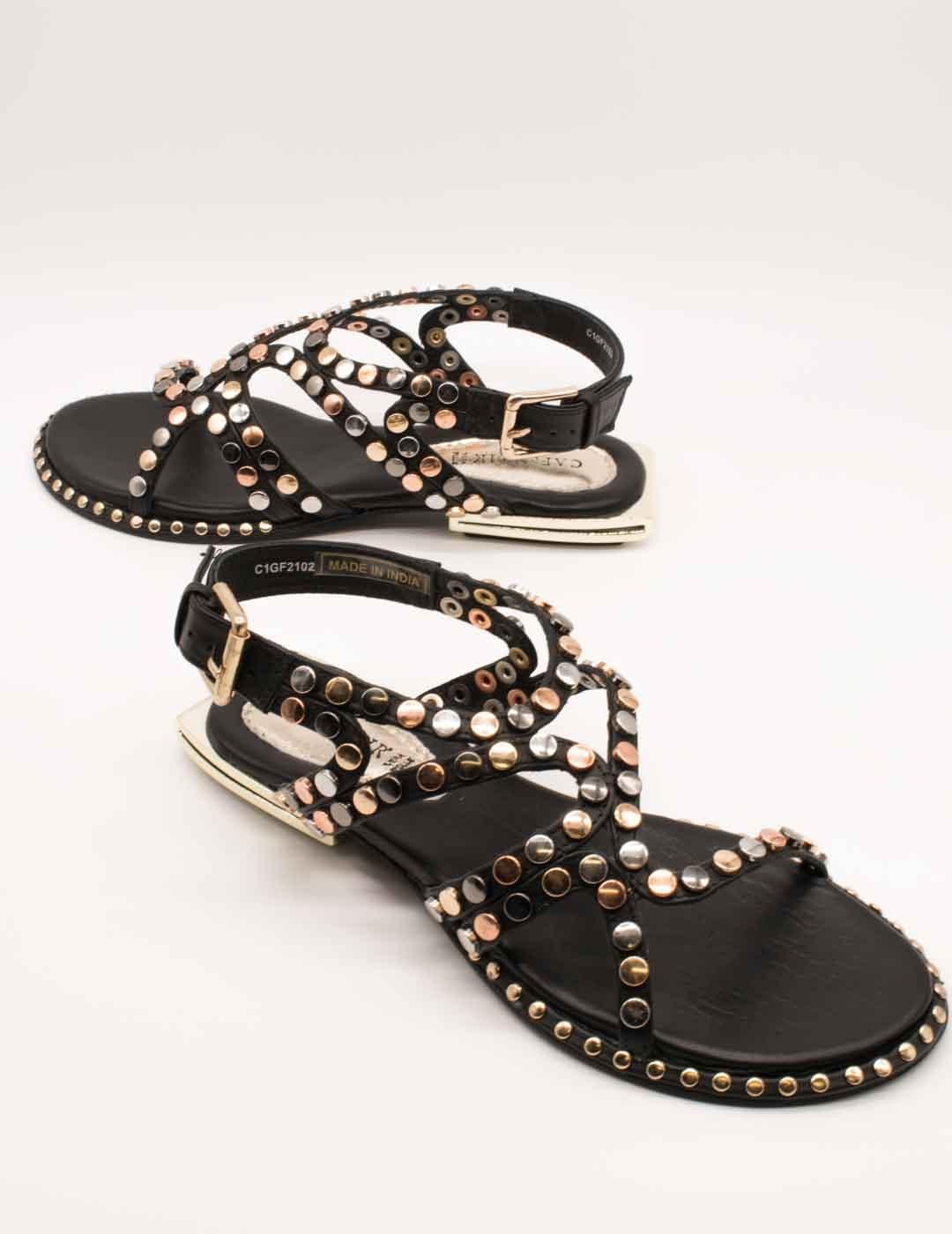 Sandalia Cafenoir C1GF2102 Negro de Mujer