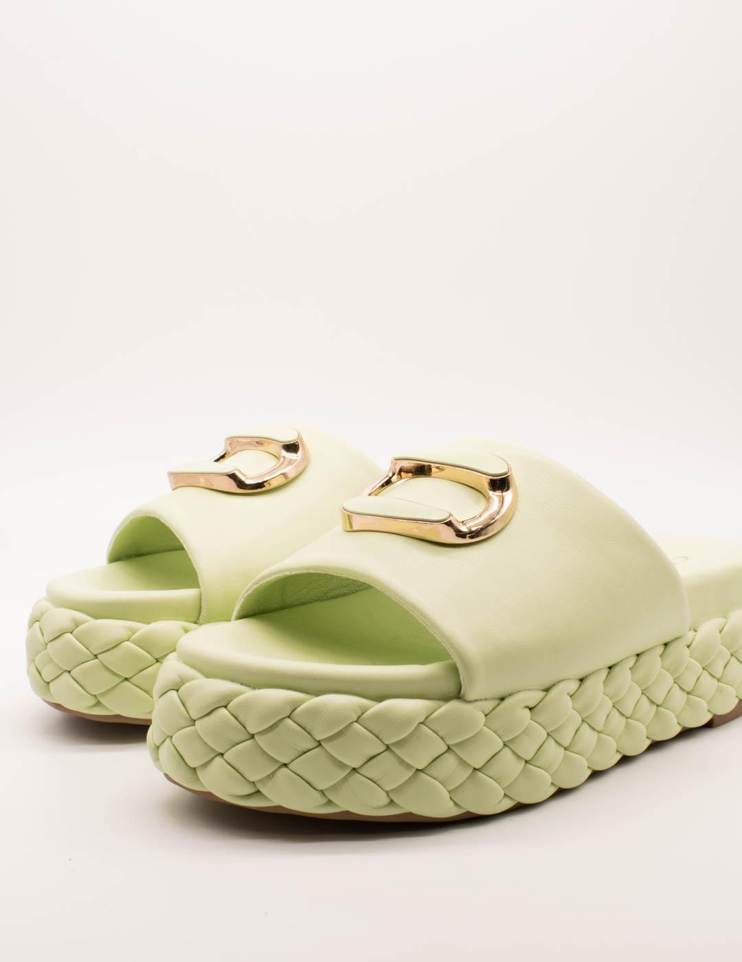 Sandalia Cafenoir C1HH9111 Salvia de Mujer