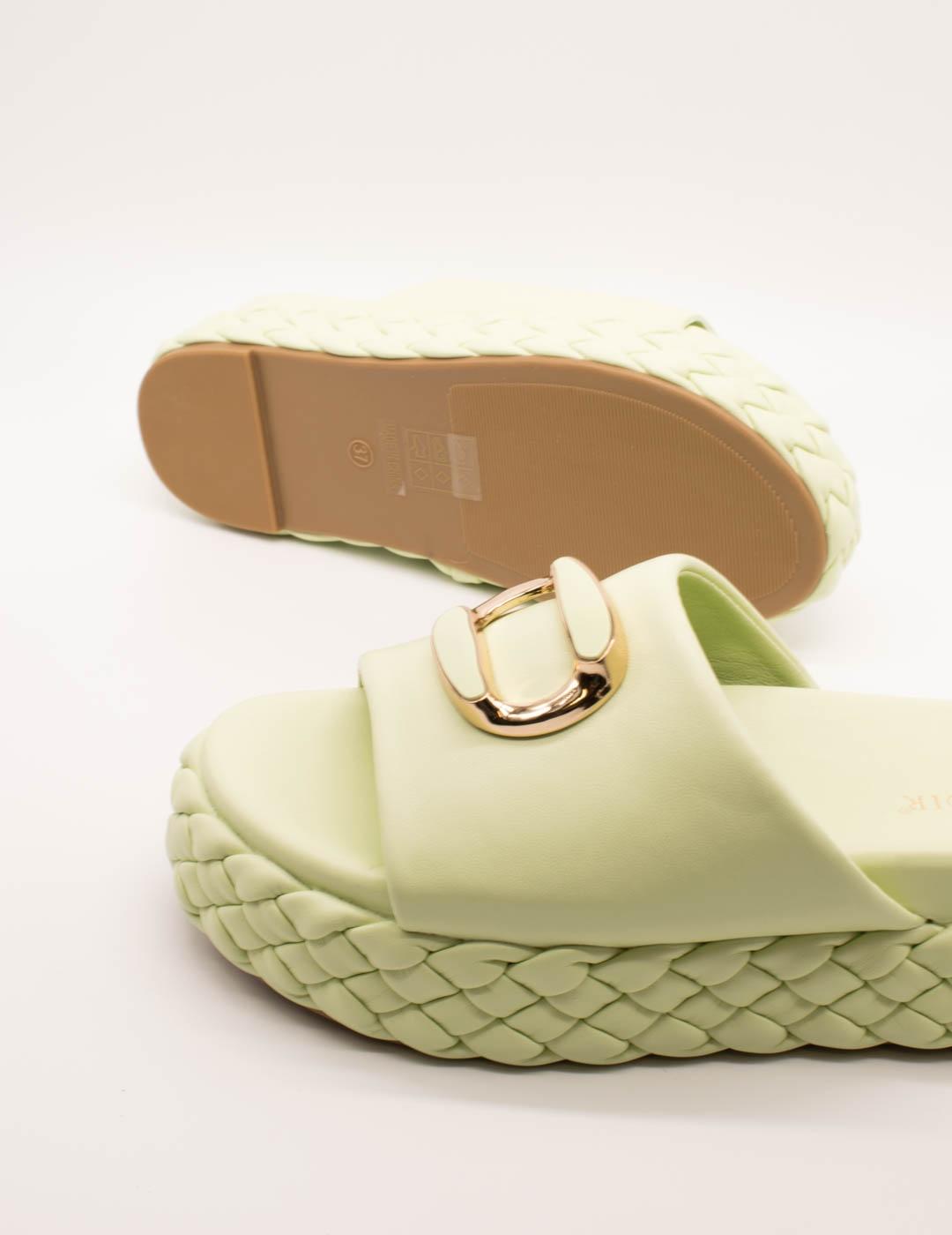 Sandalia Cafenoir C1HH9111 Salvia de Mujer