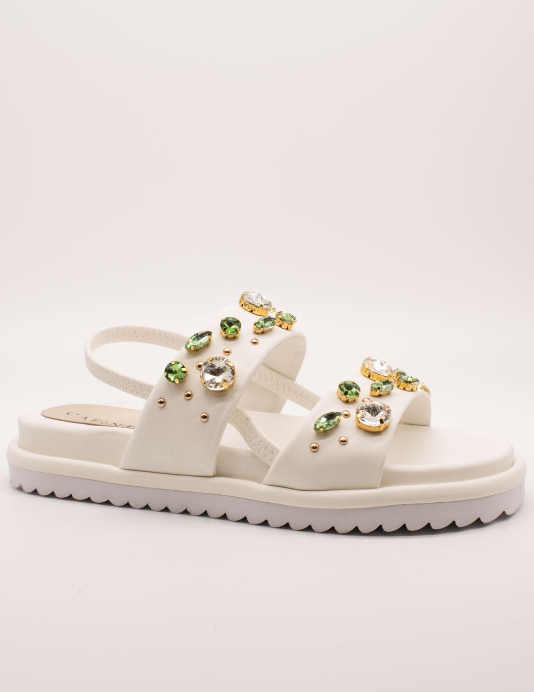 Sandalia Cafenoir C1GD9102 Bianco de Mujer