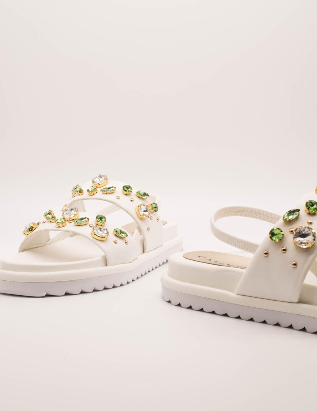 Sandalia Cafenoir C1GD9102 Bianco de Mujer