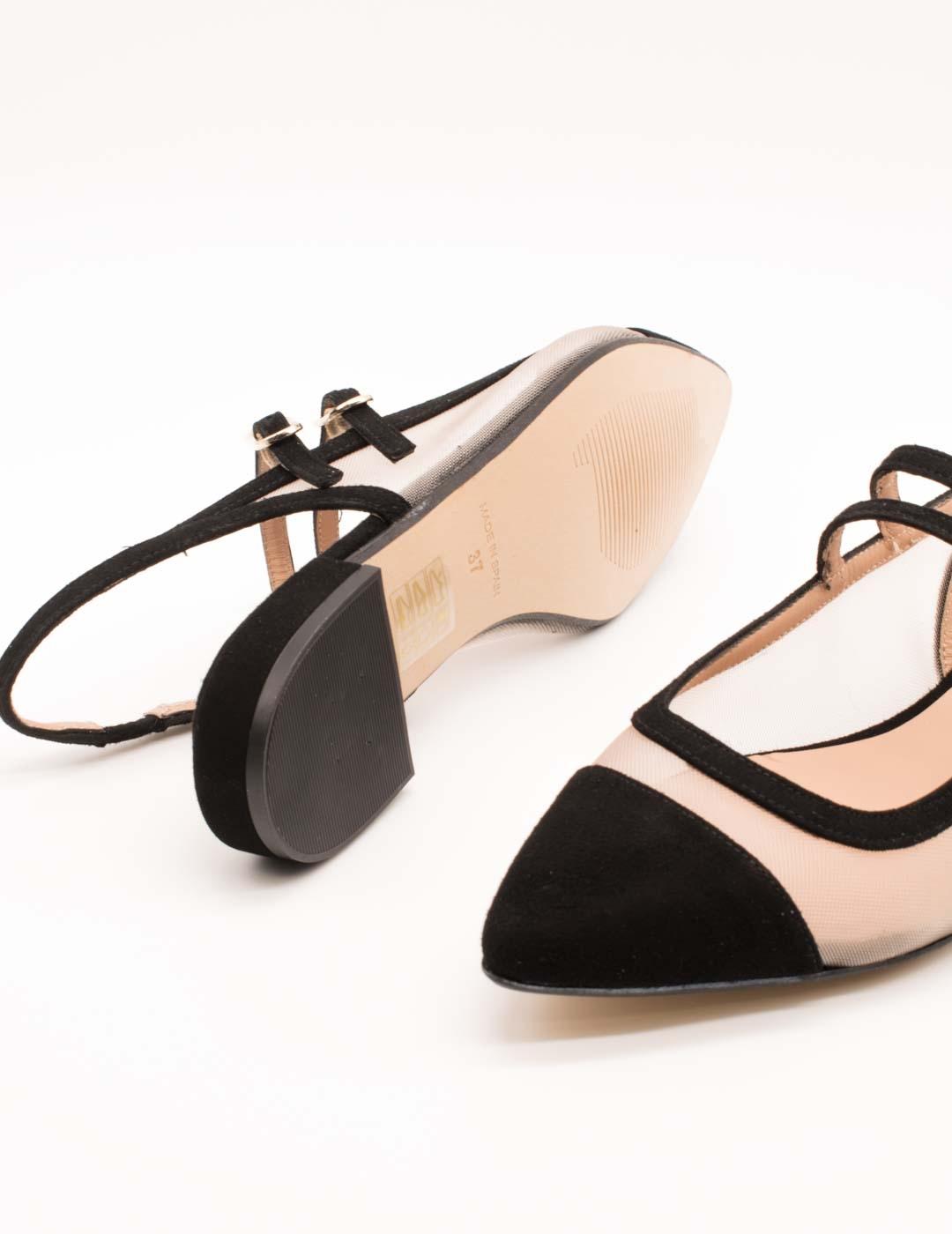 Zapato Miuxa Zartelo Negro de Mujer