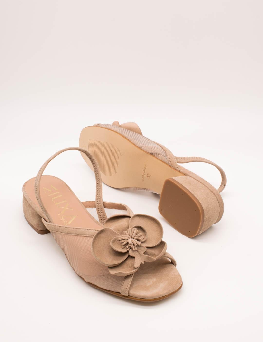 Sandalia Miuxa Valkiria Natural de Mujer