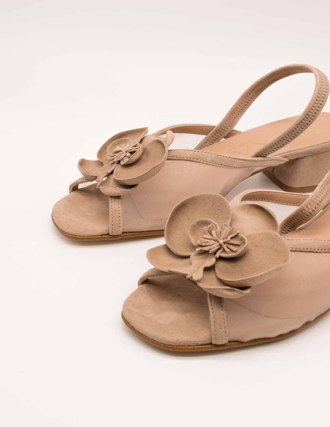 Sandalia Miuxa Valkiria Natural de Mujer