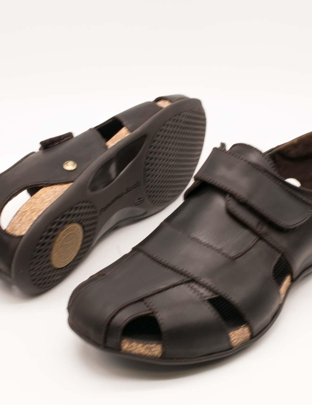 Sandalia Panama Jack Fletcher Basics C1 Marrón de Hombre