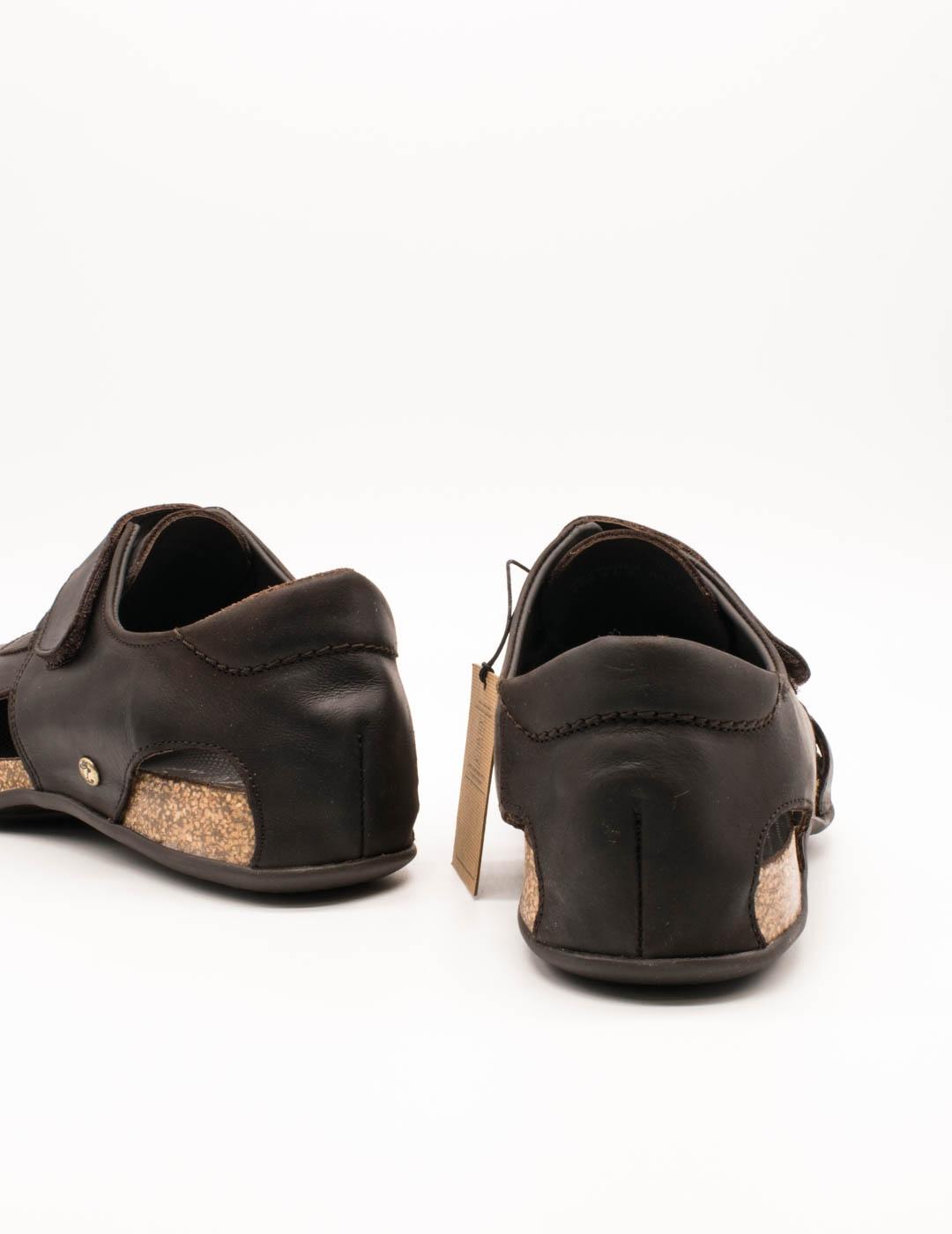 Sandalia Panama Jack Fletcher Basics C1 Marrón de Hombre