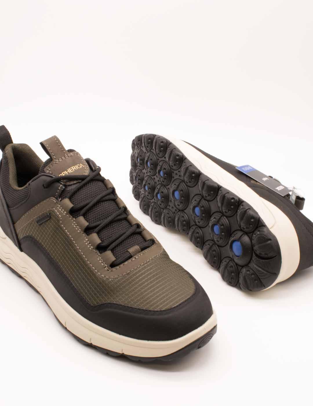 Deportivo Geox U56FDA 0119J C3009 Spherica Militar de Hombre