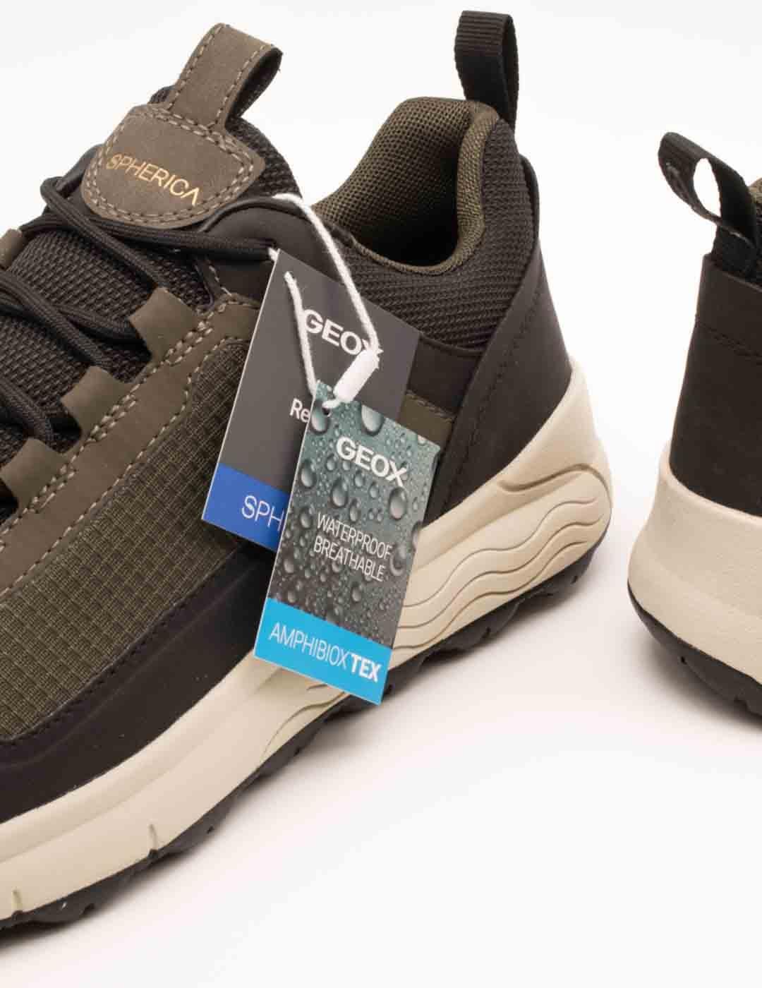 Deportivo Geox U56FDA 0119J C3009 Spherica Militar de Hombre