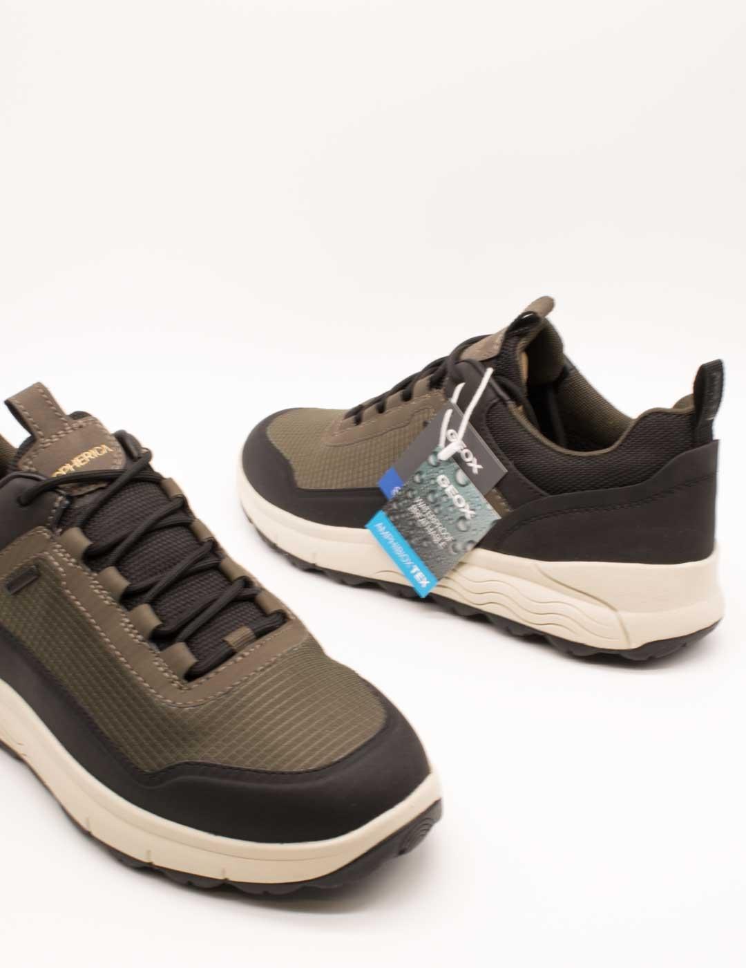 Deportivo Geox U56FDA 0119J C3009 Spherica Militar de Hombre