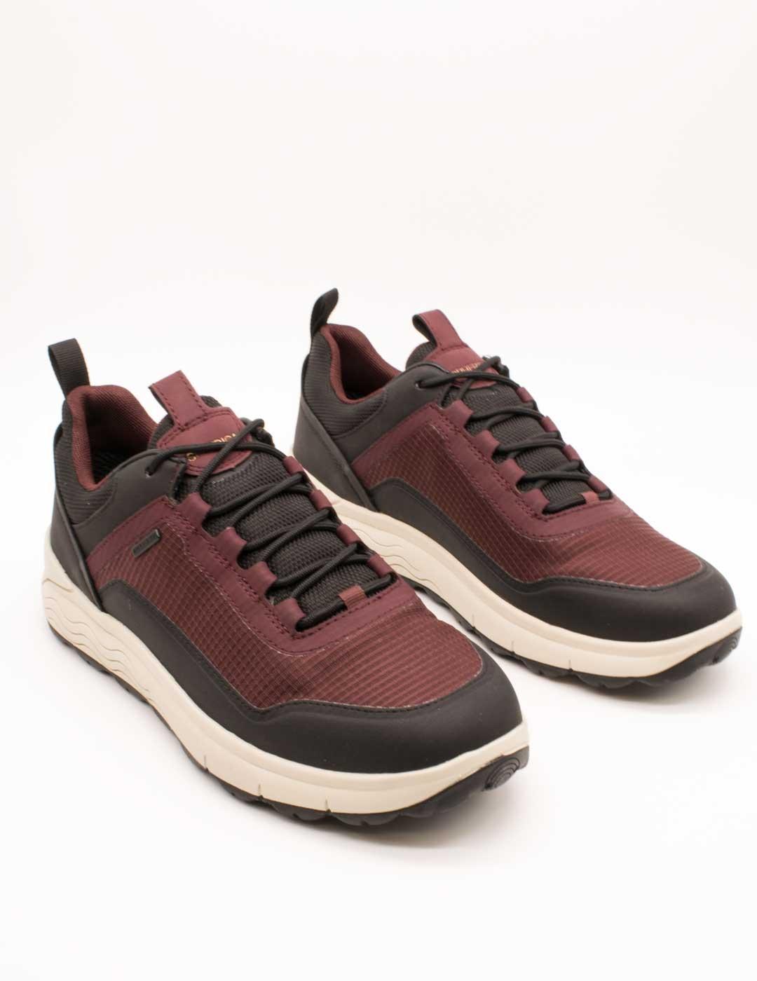 Deportivo Geox U56FDA 0119J C7011 Spherica Wine de Hombre
