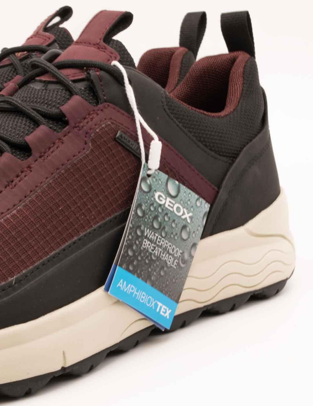 Deportivo Geox U56FDA 0119J C7011 Spherica Wine de Hombre