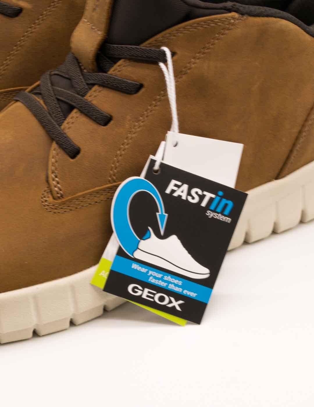 Botín Geox U56MAB 000FF C6002 Flextride Brown de Hombre