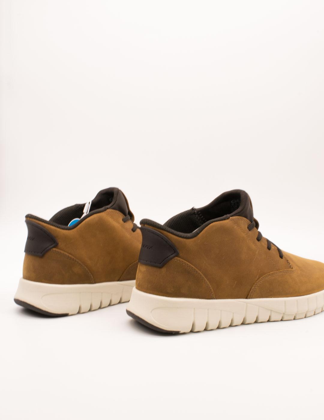 Botín Geox U56MAB 000FF C6002 Flextride Brown de Hombre