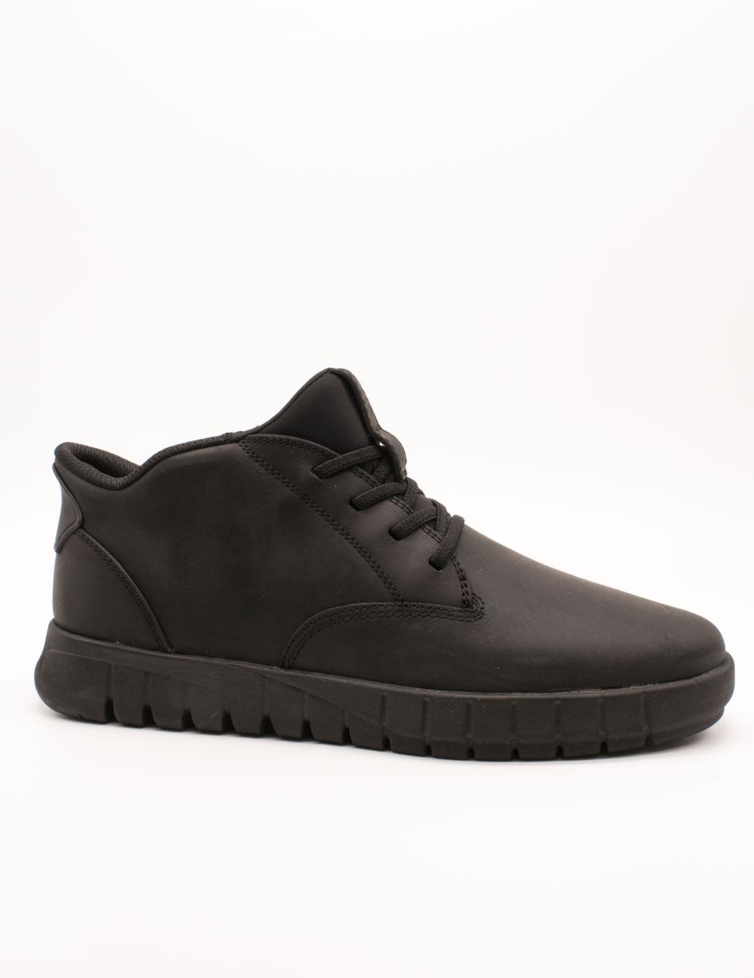 Botín Geox U56MAB 000FF C9999 Flextride Black de Hombre