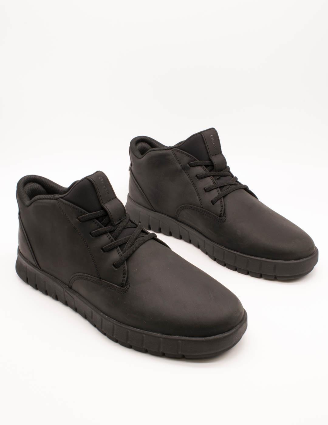 Botín Geox U56MAB 000FF C9999 Flextride Black de Hombre