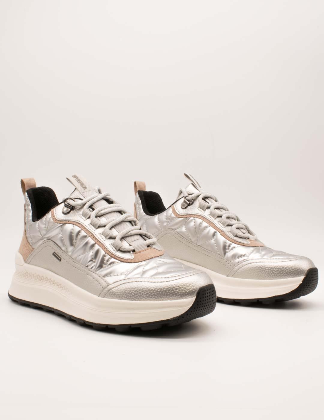 Deportivo Geox D46WPD 0FU7B C1007 Spherica Silver de Mujer