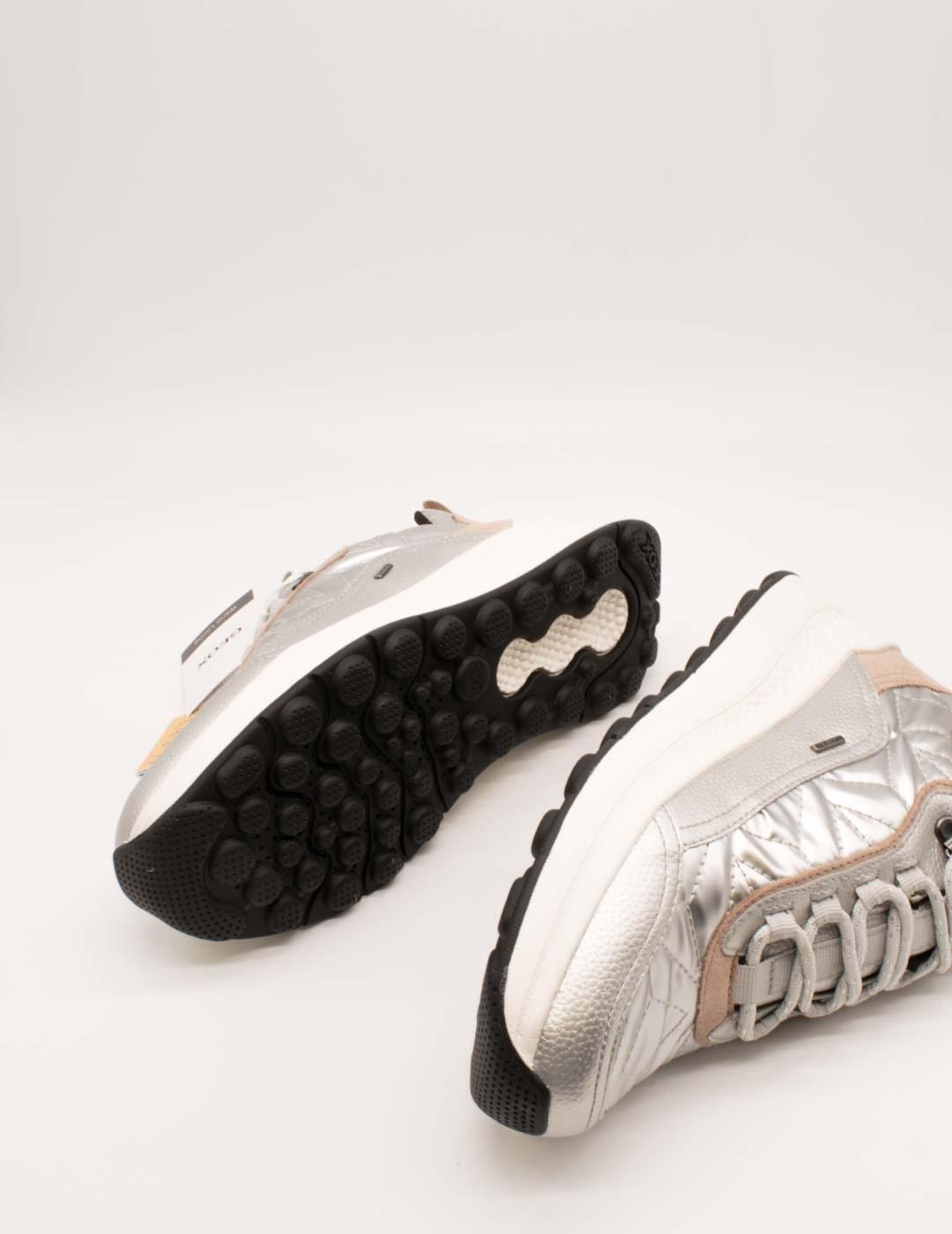 Deportivo Geox D46WPD 0FU7B C1007 Spherica Silver de Mujer