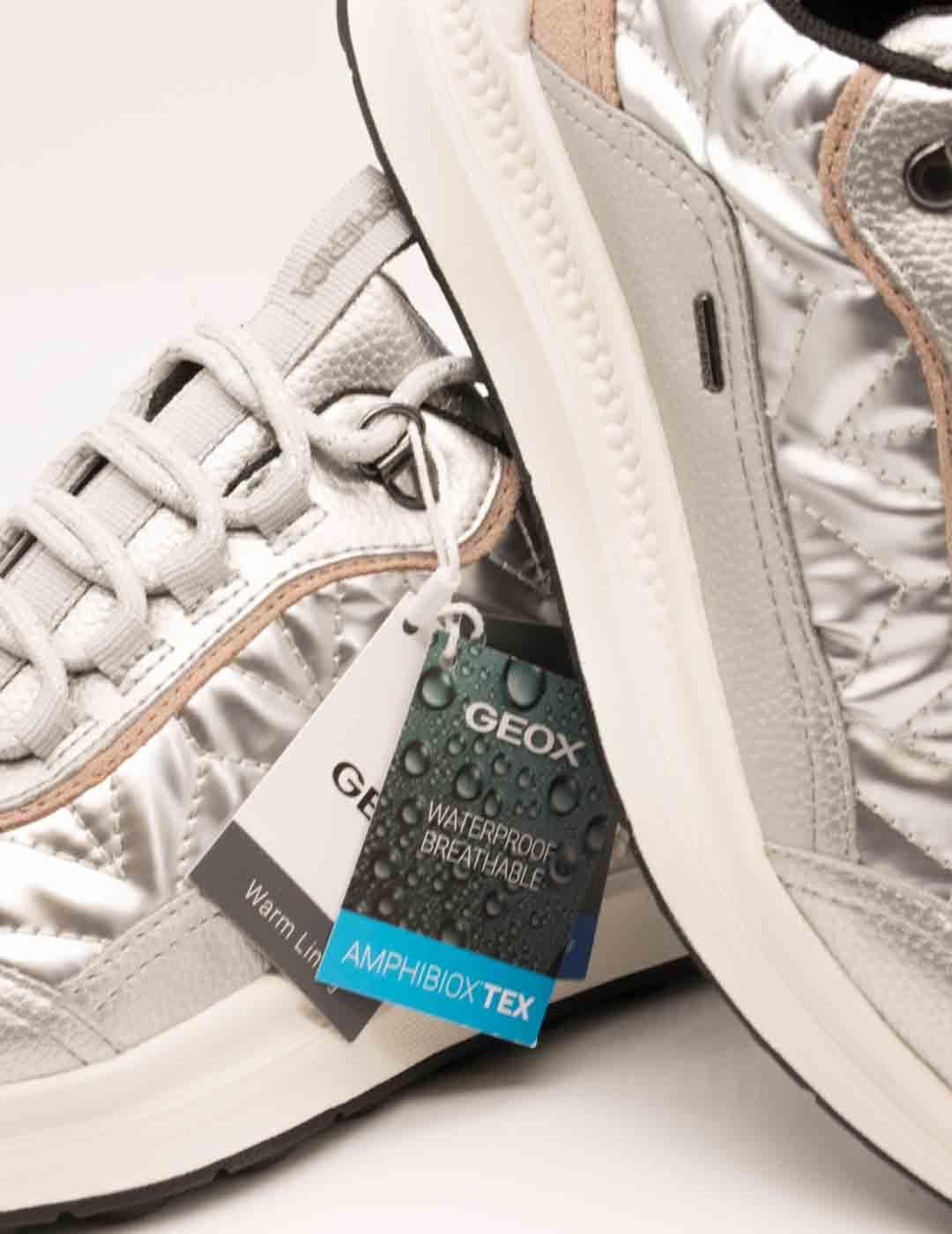 Deportivo Geox D46WPD 0FU7B C1007 Spherica Silver de Mujer