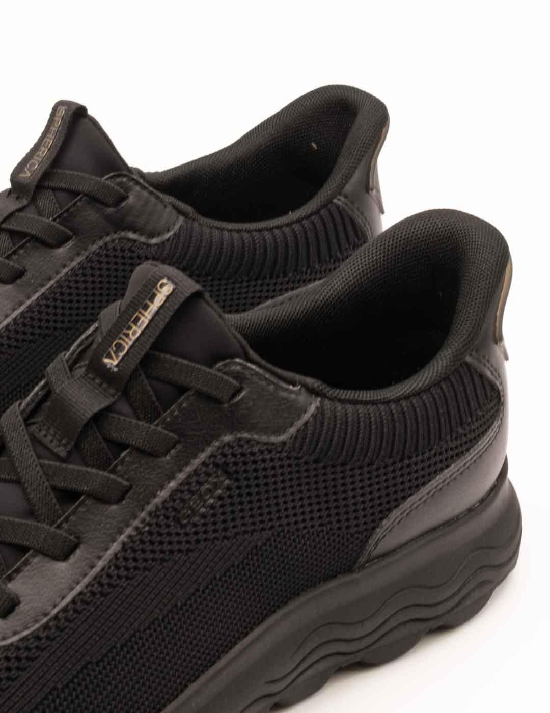 Deportivo Geox D557MA 06KBC C9999 Spherica Black de Mujer