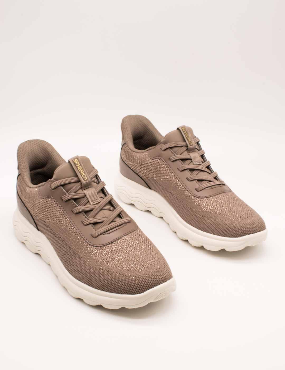 Deportivo Geox D567MA 06KBC C6029 Spherica Taupe de Mujer