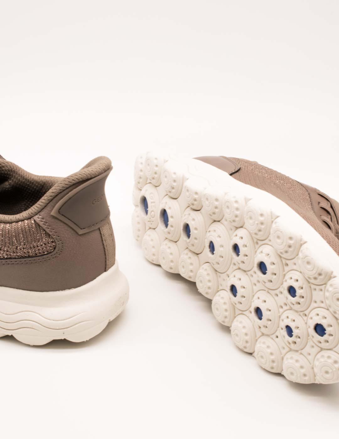 Deportivo Geox D567MA 06KBC C6029 Spherica Taupe de Mujer