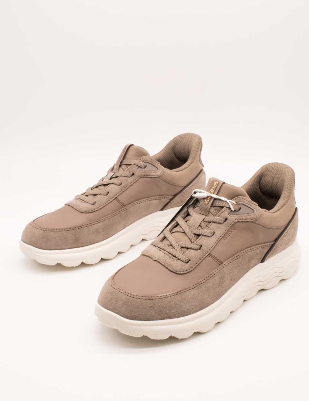 Deportivo Geox D567MB 08522 C6029 Spherica Taupe de Mujer