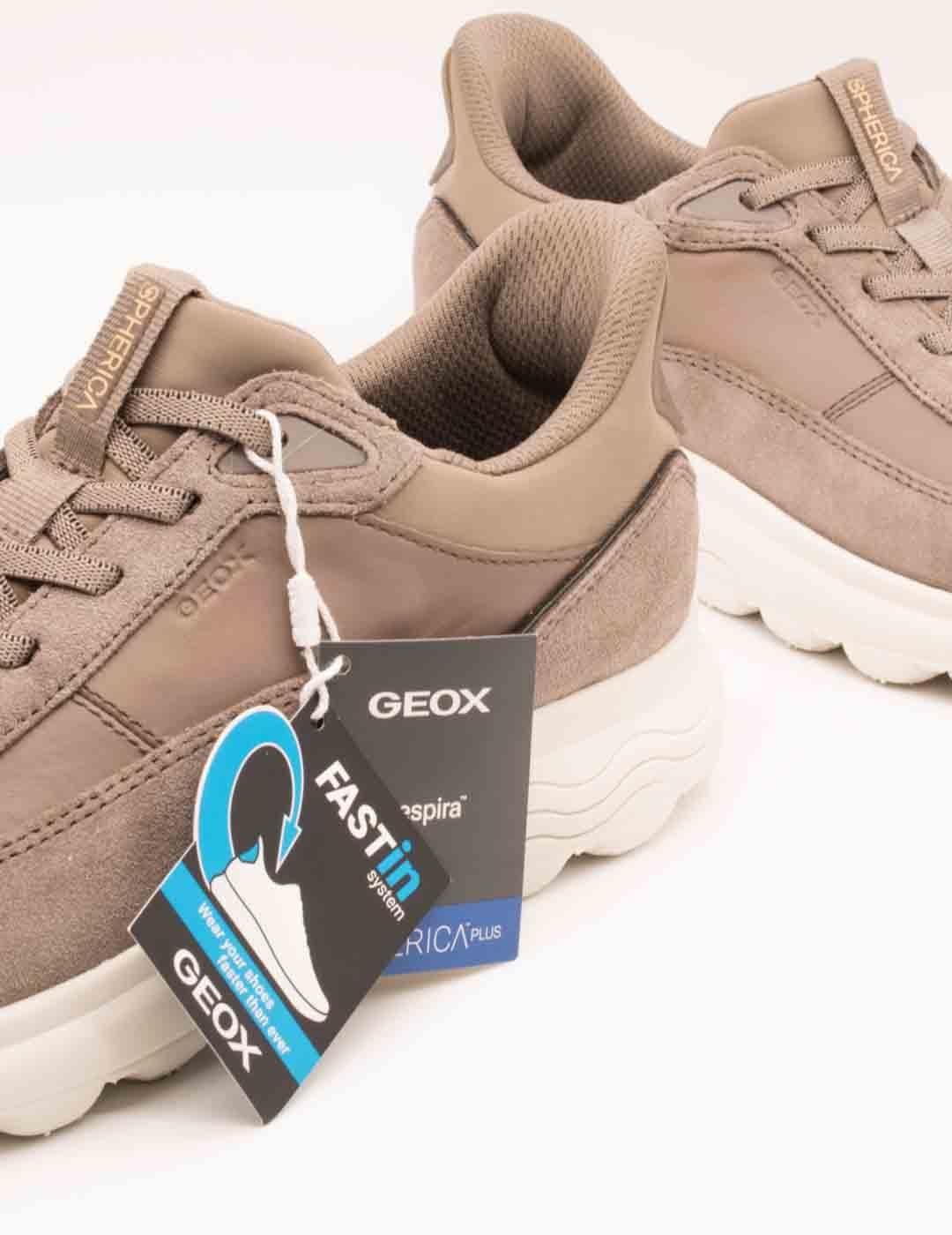 Deportivo Geox D567MB 08522 C6029 Spherica Taupe de Mujer