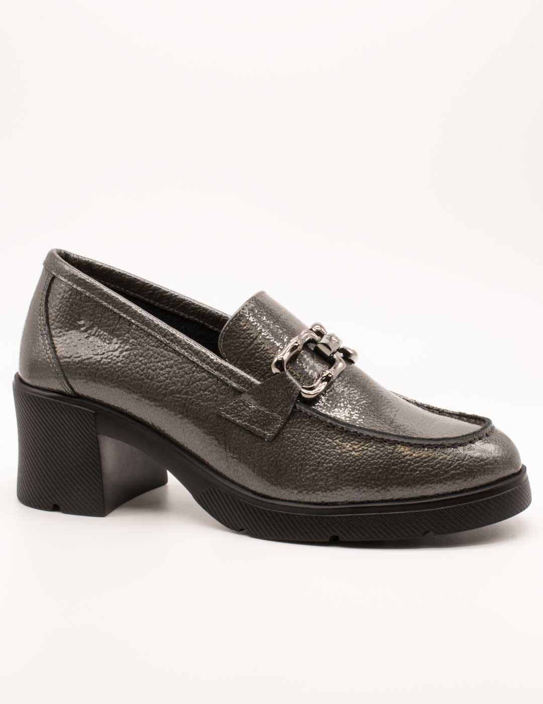 Zapato 24HRS 26607 Rocks Antracita de Mujer