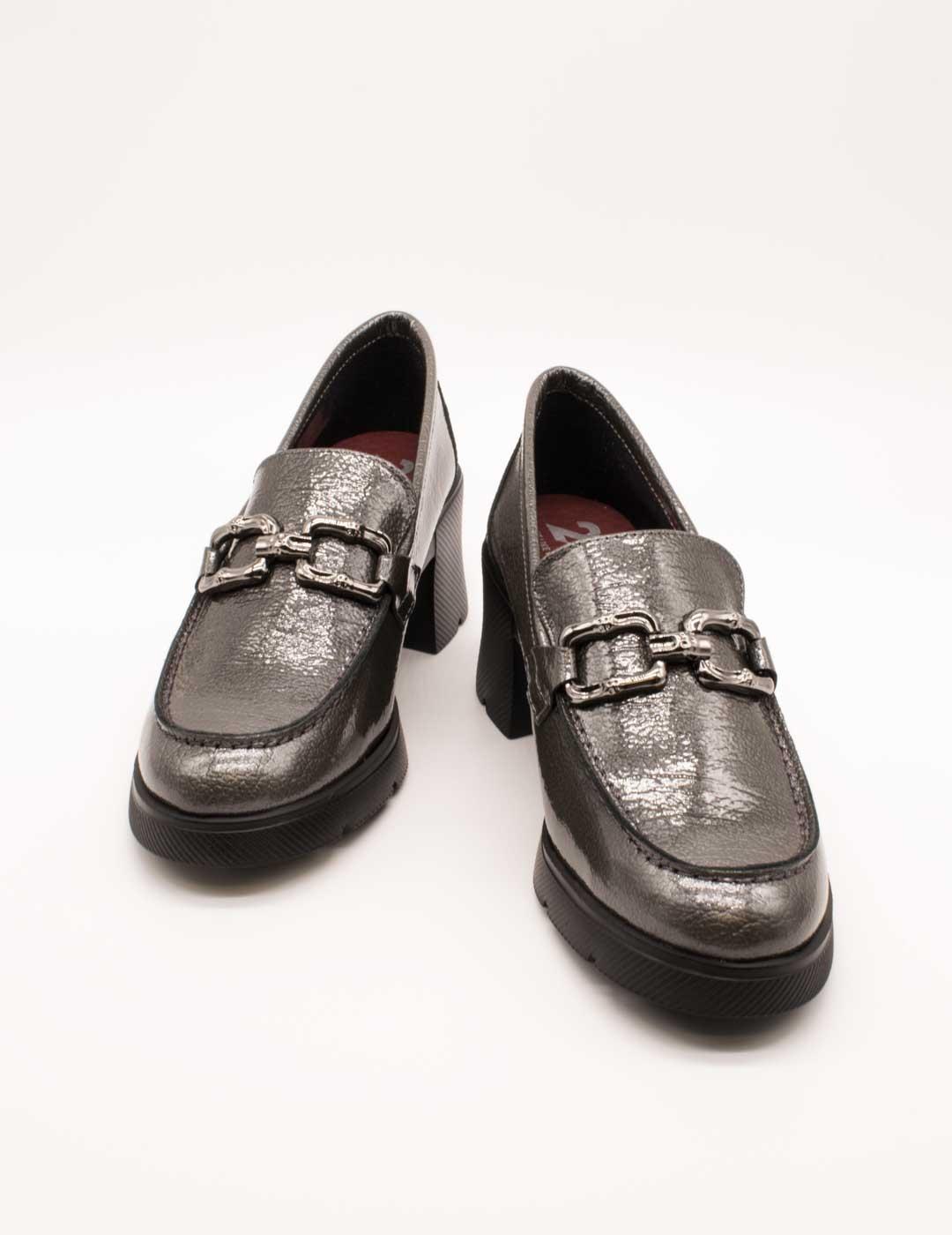 Zapato 24HRS 26607 Rocks Antracita de Mujer