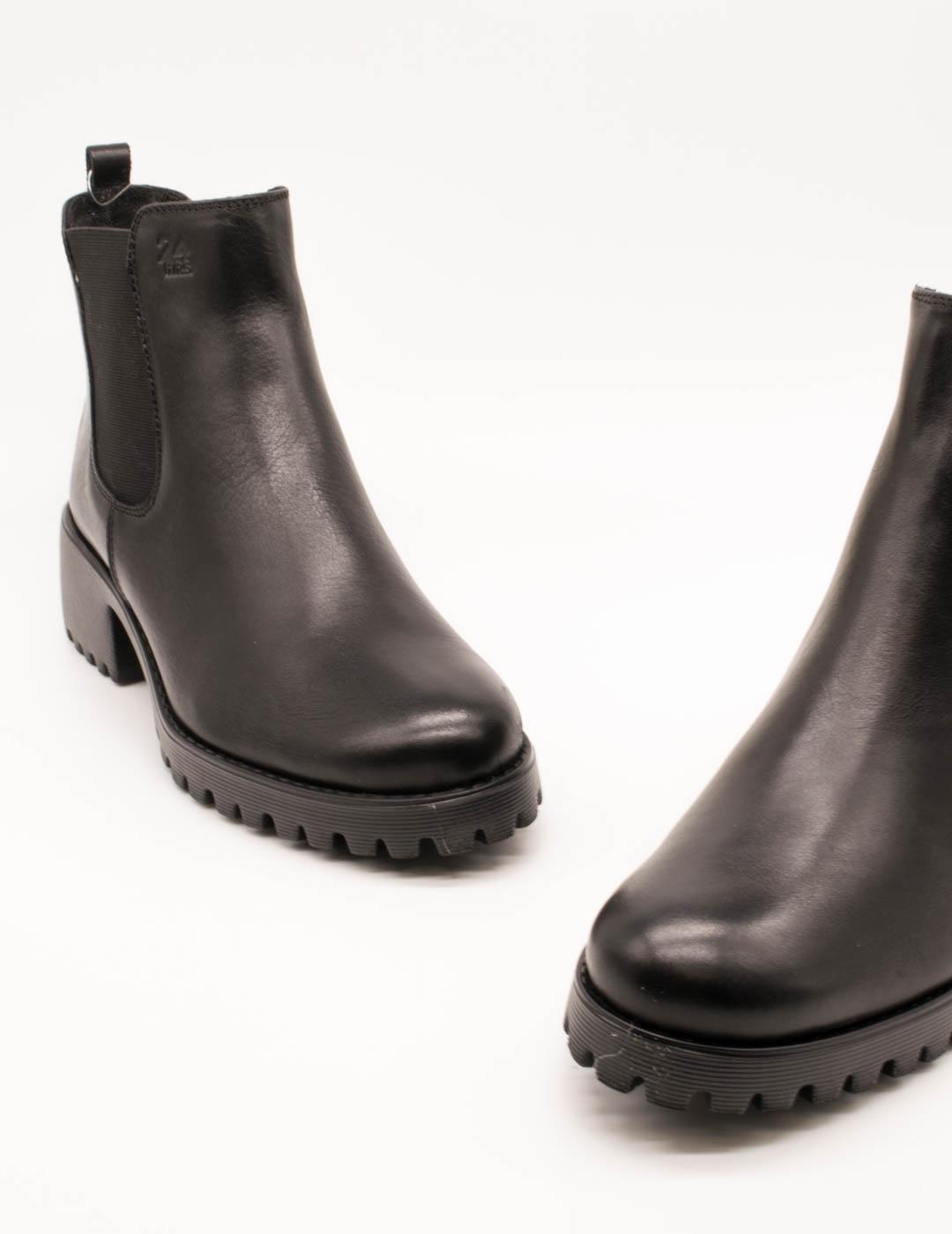 Botín 24HRS 26568 Mist Negro de Mujer