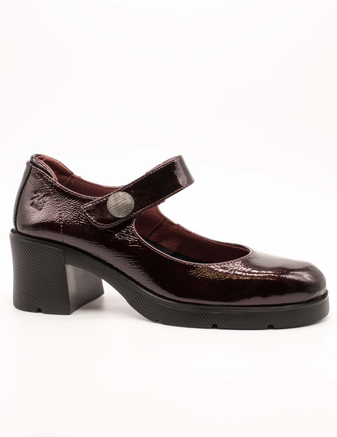 Zapato 24HRS 26605 Palak Vino de Mujer