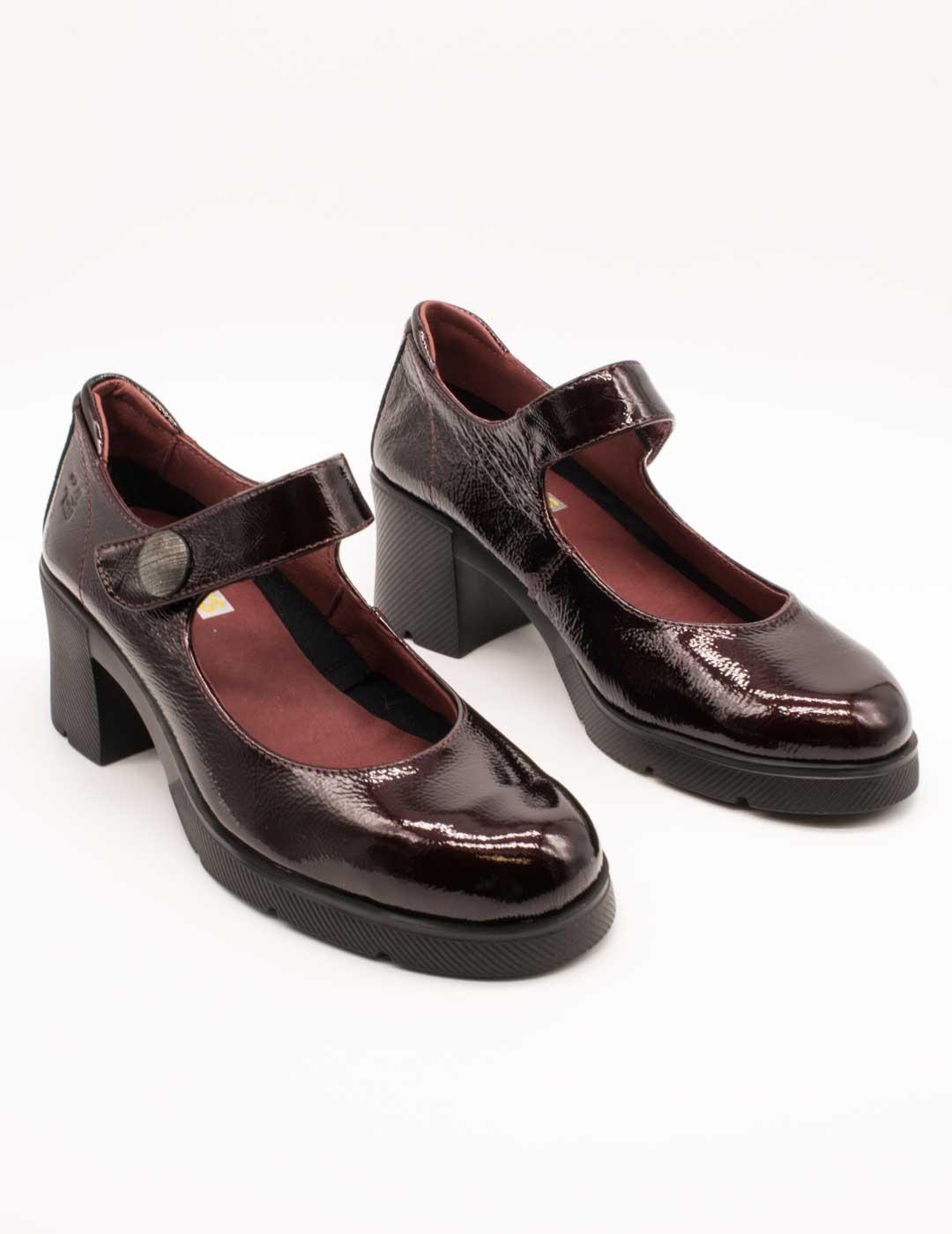 Zapato 24HRS 26605 Palak Vino de Mujer