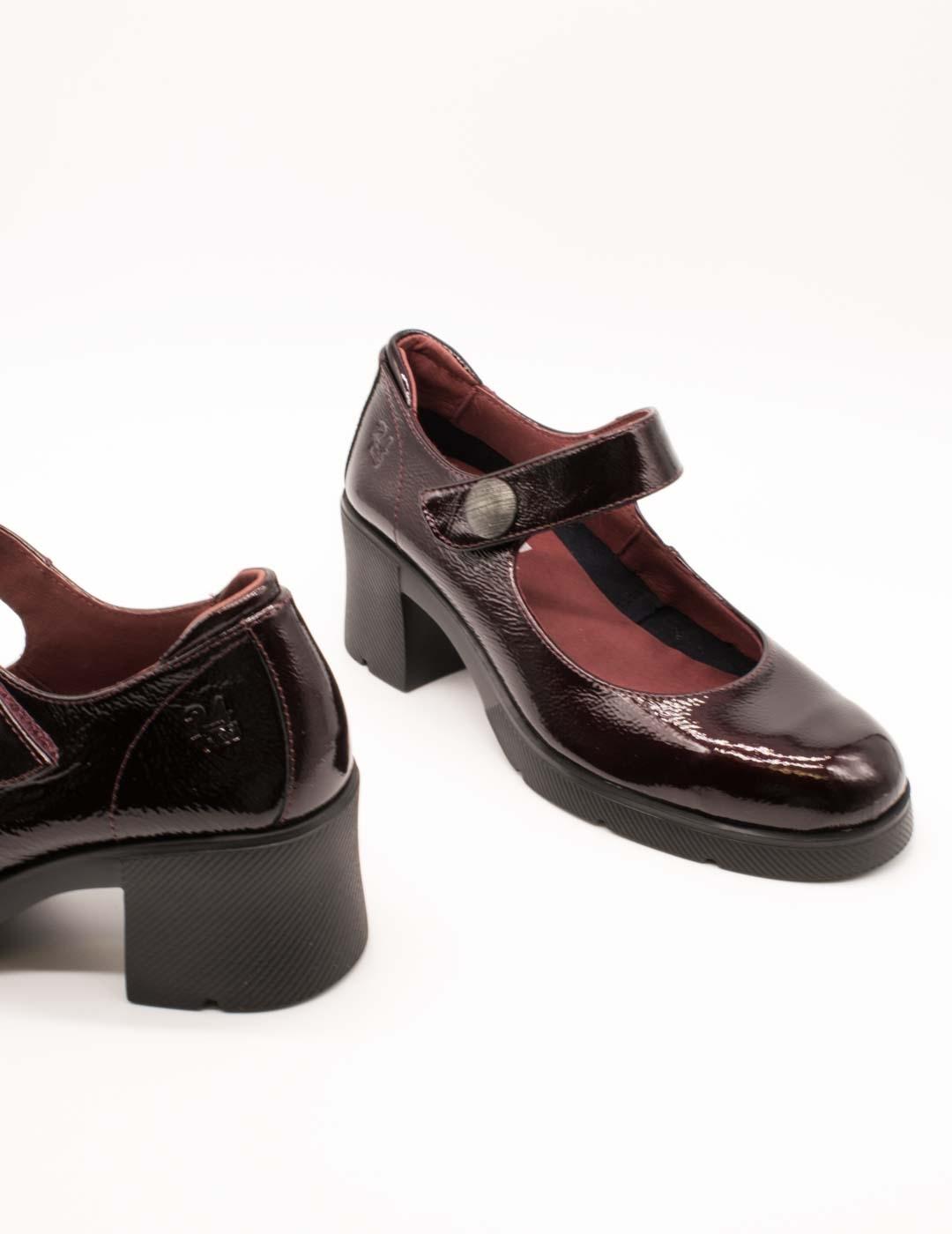 Zapato 24HRS 26605 Palak Vino de Mujer